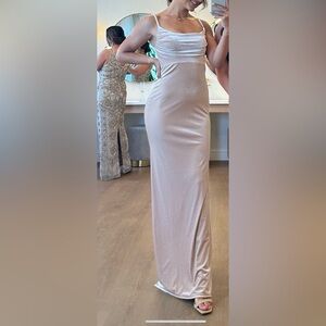 Suede Champagne Dress